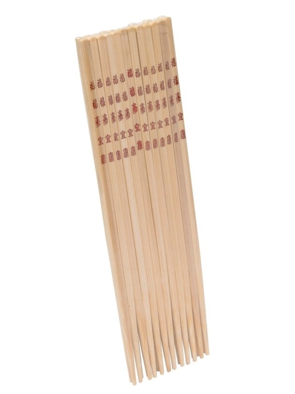 Imusa 10.5" Traditional Bamboo Chopsticks, 12 Pack